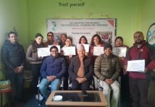 १६ जनाले पुरा गरे मनोविमर्शको तालिम