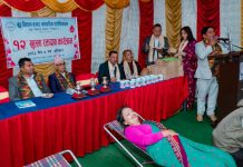 बुद्ध विशाल बजारमा आयोजित रक्तदानमा ५४ युनिट रगत सङ्कलन