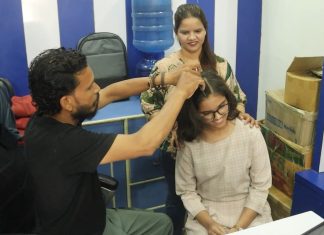 निःशुल्क हेयर चेकअप एण्ड ट्रिटमेन्ट क्याम्प सम्पन्न