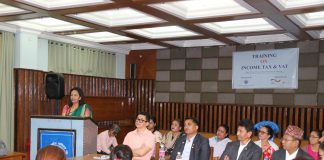 महिला उद्यमीका लागि आयकर र भ्याटबारे प्रशिक्षण