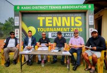 पाँचौँ मनुश्री–भिग्नजित जुनियर टेनिस शनिबारदेखि,९० खेलाडी भिड्दै