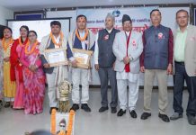 दयाशङ्कर पालिखे स्मृति पत्रकारिता पुरस्कार सूर्यचन्द्र बस्नेत र कृष्णमणि बराललाई अर्पण