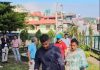 पोखरा ५ को मदन स्मृति पार्कमा सरसफाइ