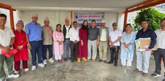 योग दिवसमा पोखरा ५ मा बाल चित्रकला तथा योग प्रवचन