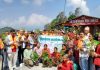पोखरा २८ कालिकाको त्रिलोकेश्वर शिव मन्दिर परिसरमा वृक्षारोपण