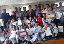 पोखरा ग्रीन सिटीद्वारा तेक्वान्दोका खेलाडीलाई सम्मान