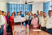 पोखरामा शव संरक्षण फ्रिज निर्माणका लागि सामुदायिक प्रहरीको सहयोग