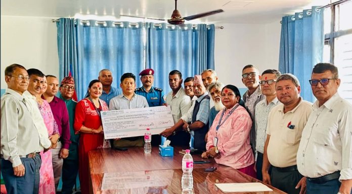 पोखरामा शव संरक्षण फ्रिज निर्माणका लागि सामुदायिक प्रहरीको सहयोग