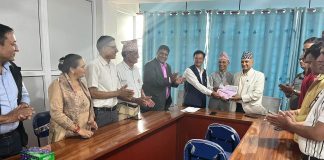 एमाले कास्कीको भोटेकोसी विपद् राहत कोषमा ४ लाख ४१ हजार सहयोग