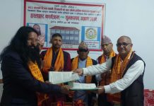 विश्वकर्मा वैदिक गुरुकुल निर्माणका लागि पोखरा २४ का नरहरी गौतमले गरे भूमिदान